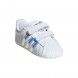 Sapatilhas Adidas Superstar Crib Bebé Branco Pele Bd8000