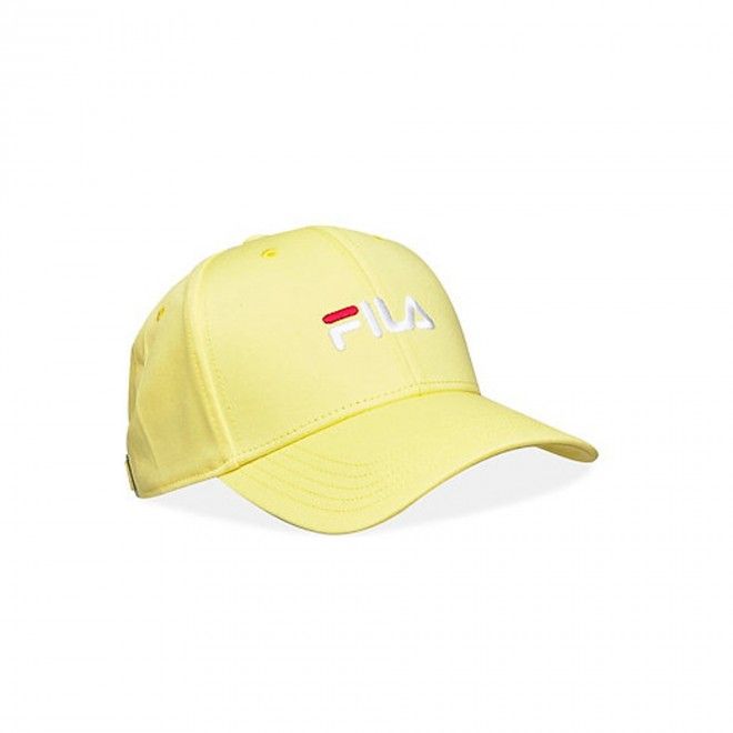 Boné Fila Cap Leniar Logo Unissexo Amarelo Algodão 686029-190