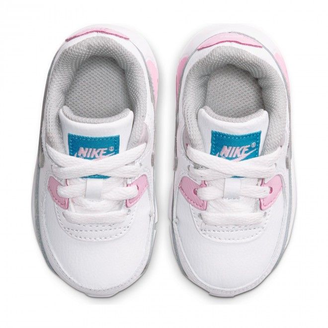 Sapatilhas Nike Air Max 90 Ltr Td Branco Infantil Feminino Couro CD6868-004
