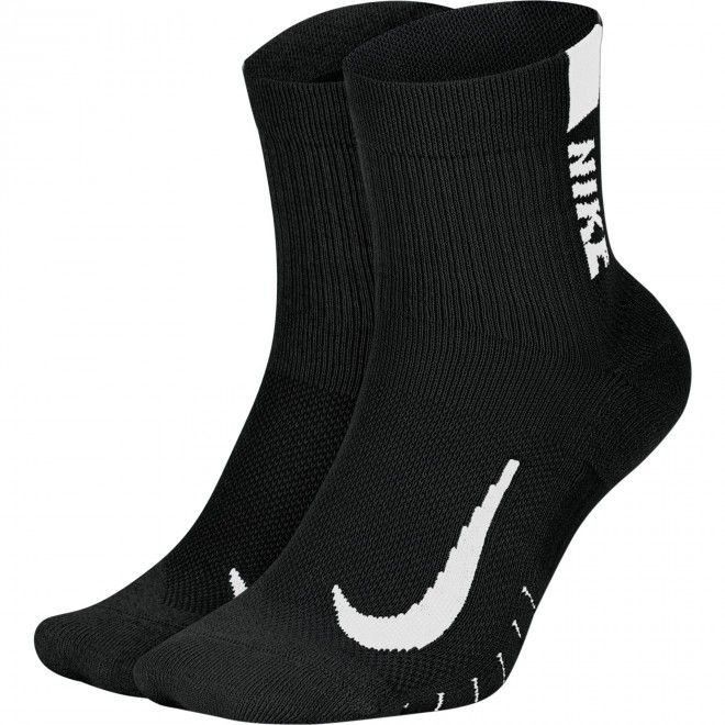 Meias Nike Multiplier Running Ankle Socks (2 Pares) Sx7556-010
