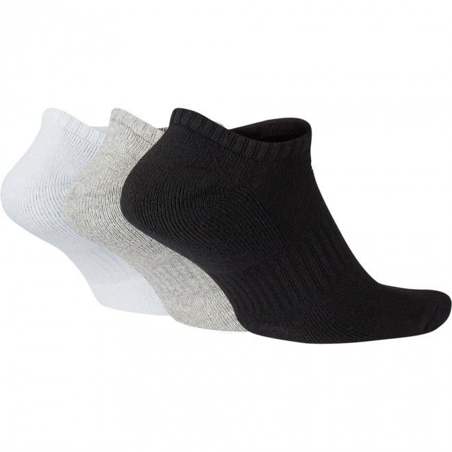 Meias Nike Everyday Cushioned Training No-Show Socks (3 Pares) Sx7673-901