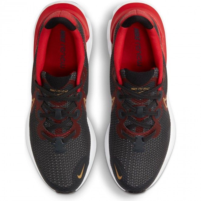 Sapatilhas Nike Renew Run (GS) Criança Masculino Cinza Vermelho Malha CT1430-009