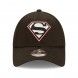 BONÉ NEW ERA SUPERMAN CHARACTER BLACK 9FORTY CAP 60222455