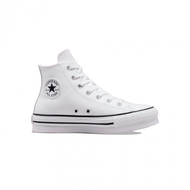 CONVERSE CHUCK TAYLOR ALL STAR LIFT PLATFORM LEATHER | OPTICAL WHITE A02486C