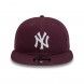 BON OFICIAL NEW ERA NEW YORK YANKEES MLB ESSENTIAL DARK PURPLE 9FIFTY CAP 60245406