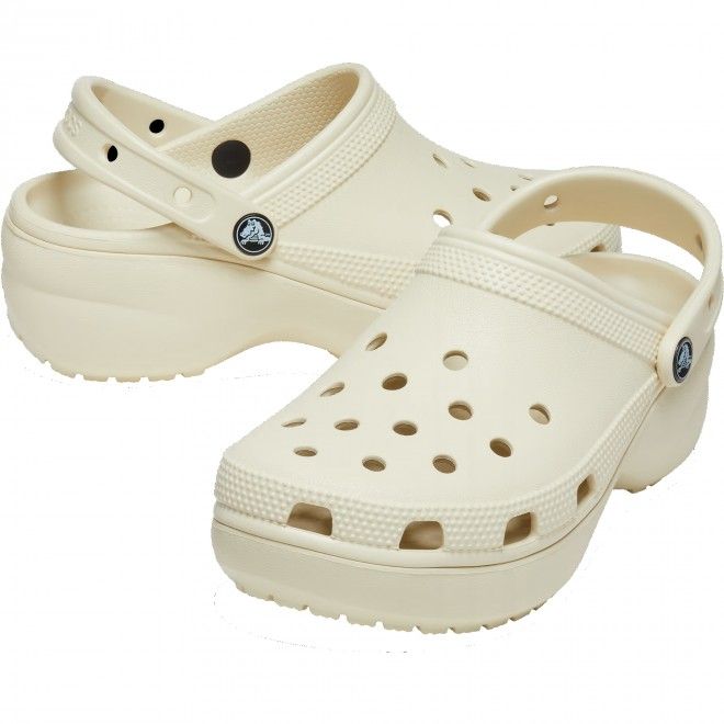 SANDALIAS ZUECO CON PLATAFORMA CLSICA PARA MUJER CROCS 206750-2Y2