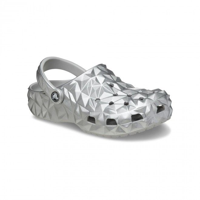 SANDLIAS CROCS CLASSIC METALLIC GEOMETRIC CLOG 210002-040